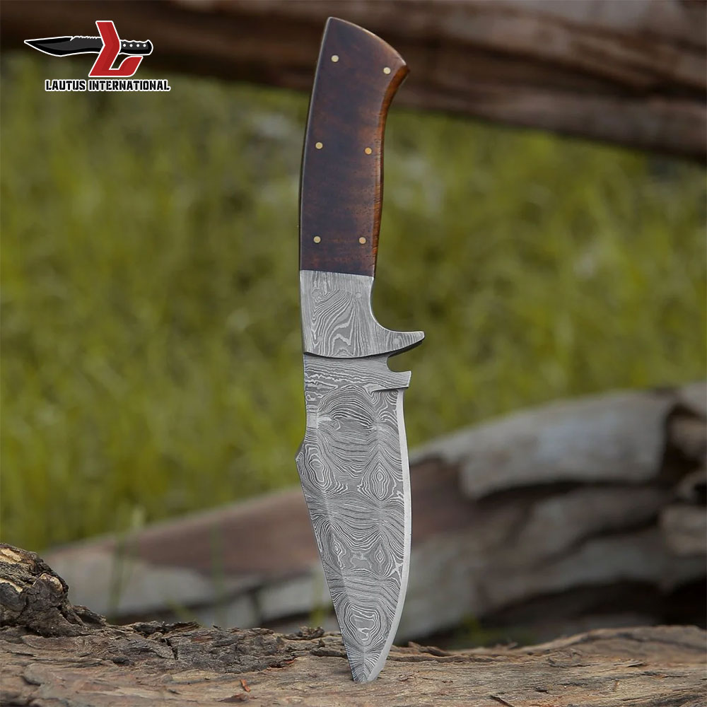 Damascus Fixed Blade Hunting Knives