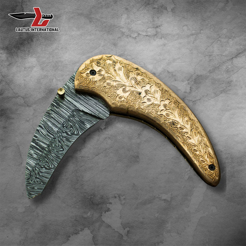 Damascus Folding Knives