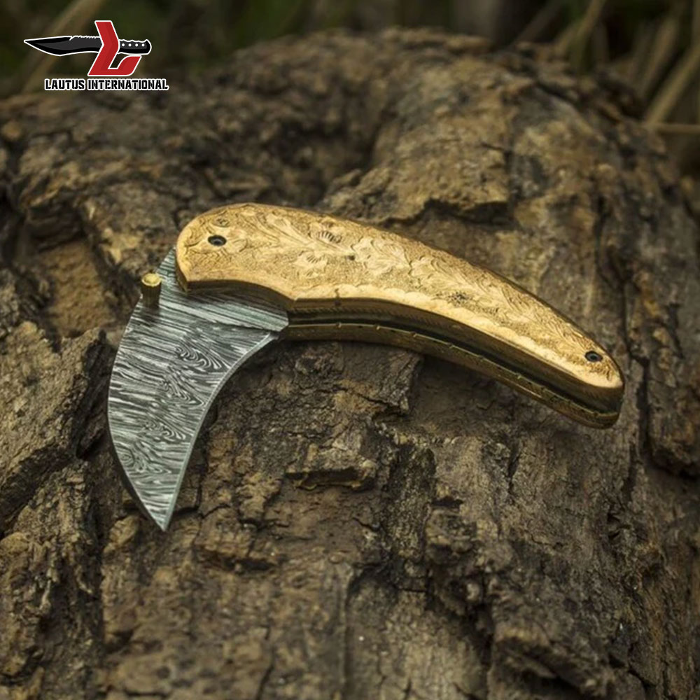 Damascus Folding Knives