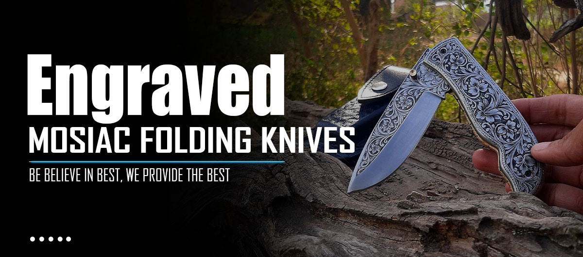 Engraved-Mosiac-Folding-Knives