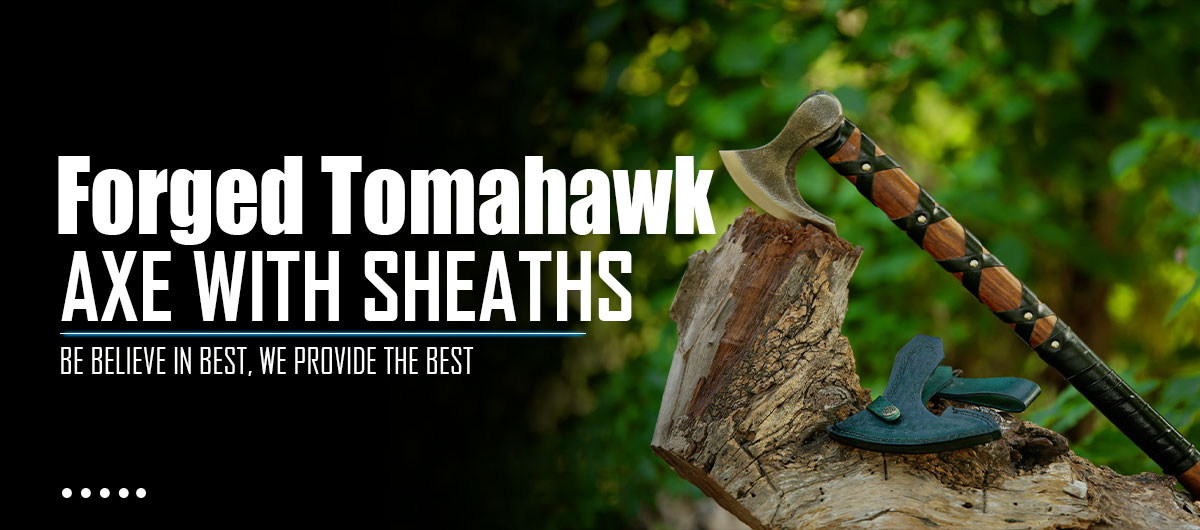 Forged-Tomahawk-Axe-With-Sheaths